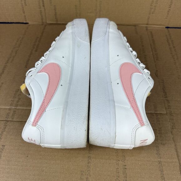 Nike Women's Blazer Low Platform Size 10 White/Pink DJ0292-103 Casual - Picture 5 of 7